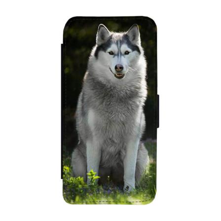 Hund Siberian Husky Samsung Galaxy Note10 Plånboksfodral Multifärg