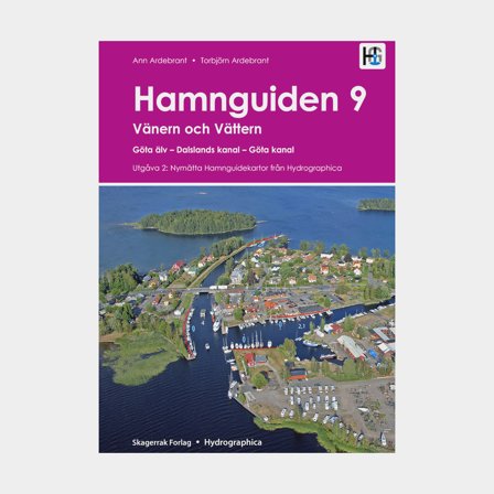 Guida del Porto Skagerrak Editore Guida del Porto 9, Vänern & Vättern, fiume Göta - canale di Dalsland - canale di Göta, edizione 2, testo svedese