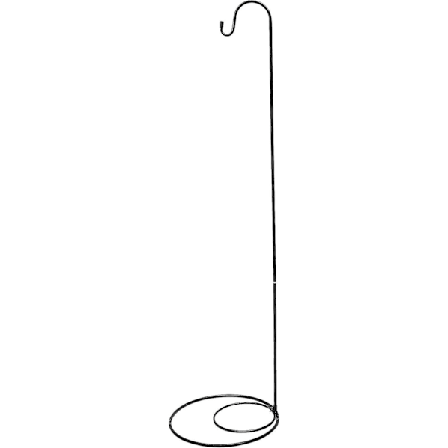 Puutarhaan upotettava koukku, rauta maahan upotettava paimenkoukku, ulkokäyttöön tarkoitettu kasvien ripustin, paimenkoukku