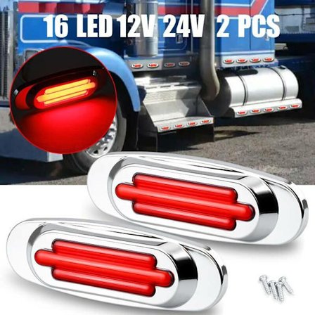 Rød LED-positionslys til lastbil