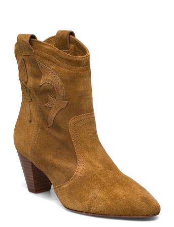 Boots Casey Shoes Boots Ankle Boots Ankle Boot - Heel Brun Ba&sh