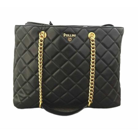 Pollini Shoulder Väska svart, Dam Axelremsväskor, Dam, Storlek: ONE SIZE