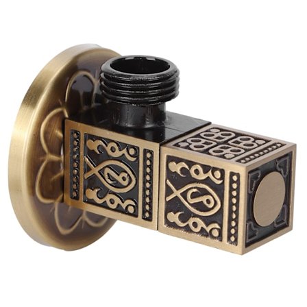 G1/2 ulkoinen kierrekulmaventtiili antiikkinen kuuma kylmä vesi sulkuventtiili hana lisävarusteet