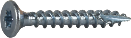 ESSVE 123136 Träskruv 4 mm Ø, TX20, helgängad, försänkt, FZB 25 mm, 200-pack, Infästning