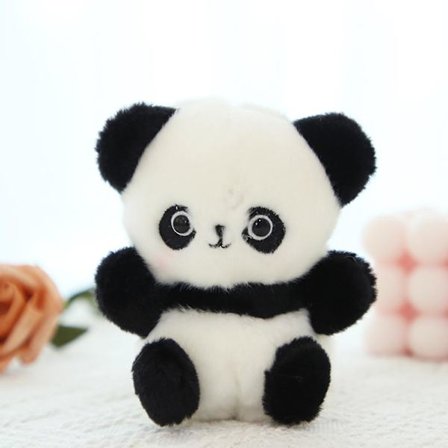 Sarjakuva Pieni Panda Pehmolelu Täytetty Nukke Kätevä Helposti Ripustettava Pehmo Avaimenperä Lapsille Syntymäpäivälahjat Lastenpäivälahjat