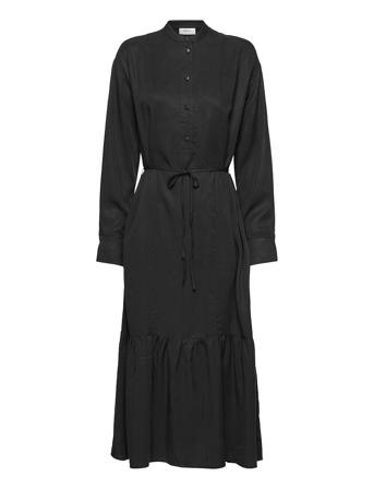 Norine Stephie Ls Dress Black MOSS COPENHAGEN