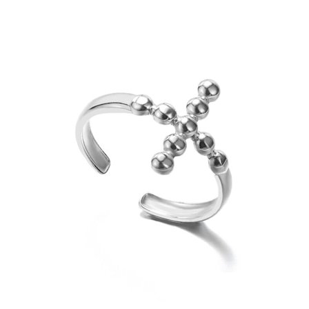 Punkstil Geometriska Stora Ringar Rostfritt Stål Justerbara Breda Ringar För Rock Kvinnor Män Smycken anillo hombre