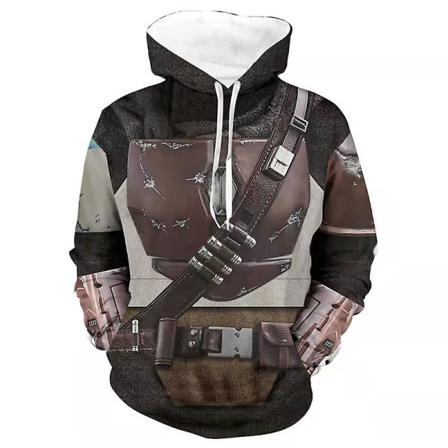 Star Wars Tröja Battle Suit 3d- Printed Hoodie Med Långa Ärmar