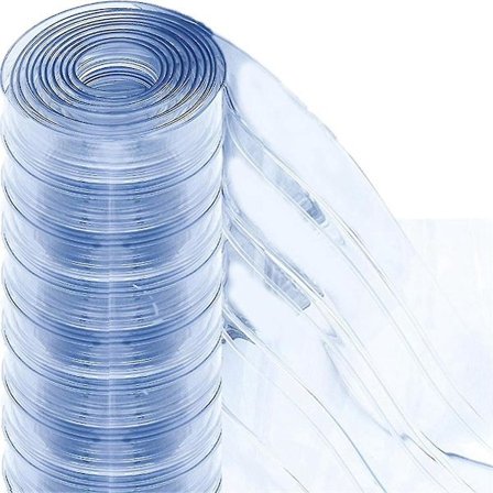 Ersättning för plastvinylremsor - dörr, 6,8 tum L X 7,5 tum B X 0,08 tum tjock, vattentät PVC