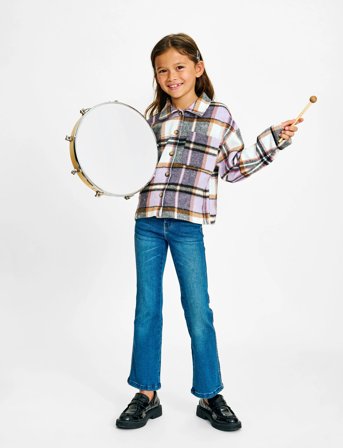 name it Nkfpolly Skinny Boot Jeans 1142-Au Noos - Blue - 122