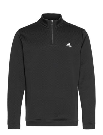 Dwr 1/4 Zip Sweat-shirt Genser Svart Adidas Golf