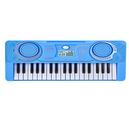 Lasten pianonäppäimistölelu 37 näppäimellä, kannettava pianolelu lapsille blue