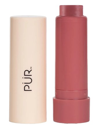 PÜR Silky Tint Creamy Multitasking Stick With Peptides - Pink - 6 G