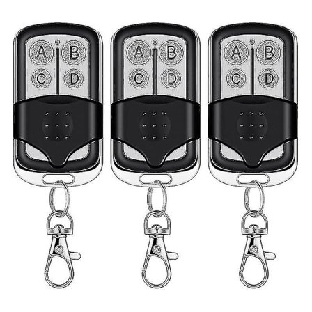 3 stk. Universal Garageportåbner Fjernbetjening Kompatibel Garageportåbner