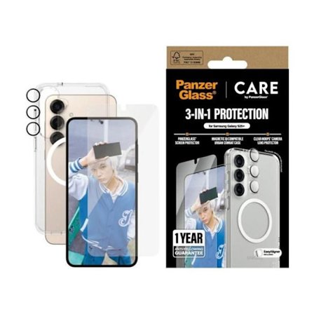 Skärmskydd - PanzerGlass - Samsung S25 Plus - Härdat glas - Represistent