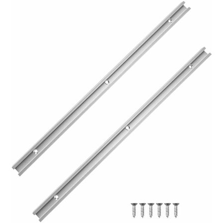 T-spor Miter spor, 2 stk T-spor Miter spor, Aluminium T-spor, Aluminium T-legering, Aluminiumlegering T-spor, T-spor skinne, T-spor Miter spor, T-spor