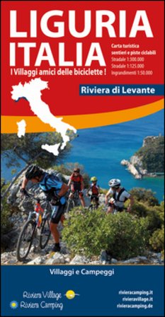 Liguria Italia riviera di Levante. Carta turistica, sentieri e piste ciclabili Stefano Tarantino