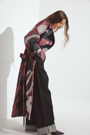 NA-KD ART Trench oversize - Trenchcoats - Multicolore - EU 36