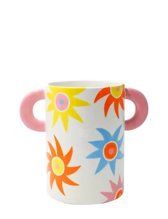 Que Rico Vase - Ricardo - Verano Vibes - Multi/patterned - 19.5 CM