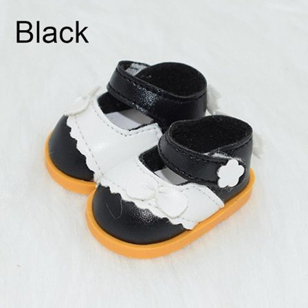 20 cm dockskor Casual SVART Black