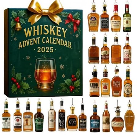 Adventskalender Whisky 2025 Julekalender 24 Smage Daglig Gave til Voksne