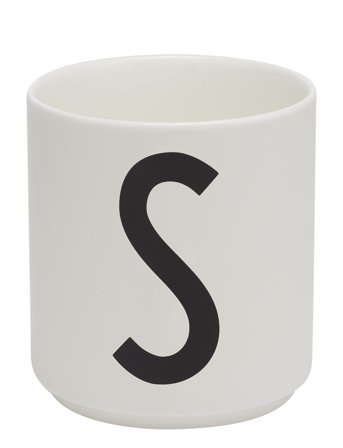 Design Letters | Porcelain Cup A-Z, Æ, Ø | 25 CL