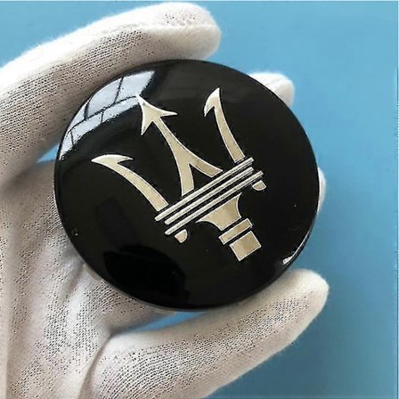 Hjulkapsler for Maserati Ghibli Geberit President Levante 60 mm - Svart (Pakke med 4)