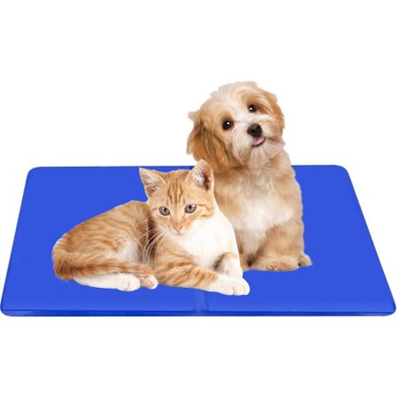Kylmatta för hundar, tryckaktiverad självkylande gelkudde, för hundar och katter. Mått: 40 x 50 cm.