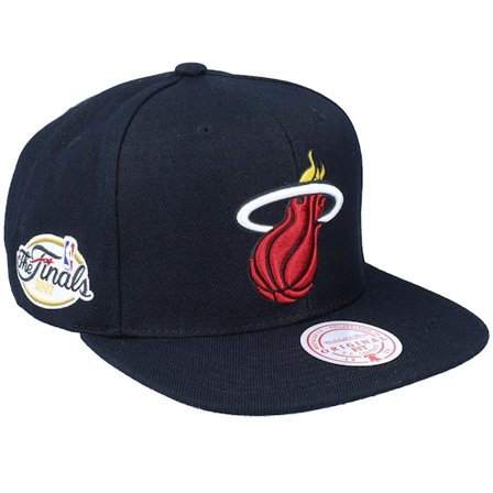 Mitchell & Ness - Miami Heat Top Spot Black Snapback Snapback Black Cap - NBA @ Hatstore