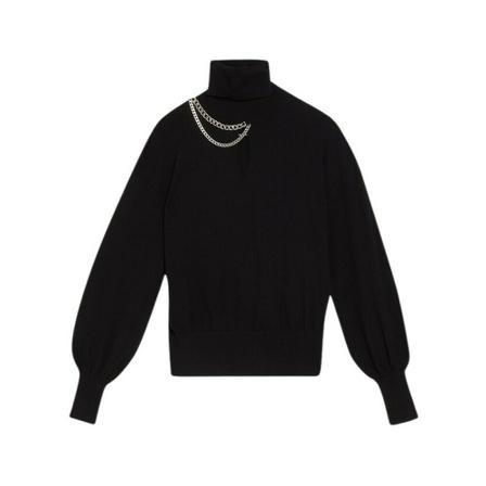 Liu Jo, Turtlenecks Czarny, Kobieta, Rozmiar: S