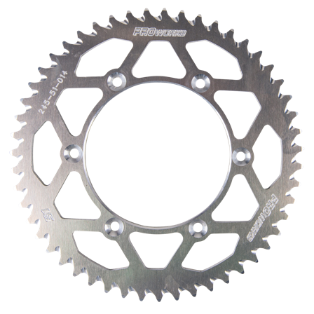 Zadní Rozeta Proworks Aluminium Stříbrná - Yamaha WR 450F 2003-2026