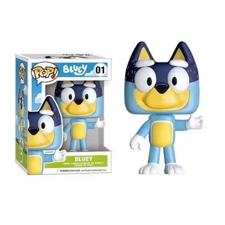 Familie Kawaii Movable Joint Action Figur Legetøj Tegnefilm Bluey Friends PVC Model Gaver Dukke