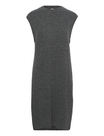 Elisha Long Knit Vests Knitted Vests Grå NORR