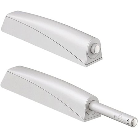 Push to Open Demper Skapdør Jiayi 2 Stykker Magnetisk Lås Push Open Skyvedør Magnetisk Lukking for Skap Push to Open System Skuff Demper