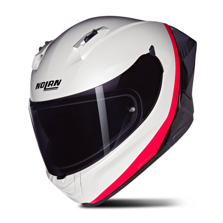 Casco Integrale Nolan N60-6 Sport Perla/Nero/Arancio XL
