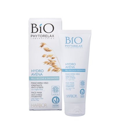 Phytorelax Skincare Vegan & Organic Maschera Viso Idratante Anti-Stress 75ml - Maschera Idratante viso