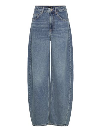 Mid-Rise Balloon Jeans Blue Mango