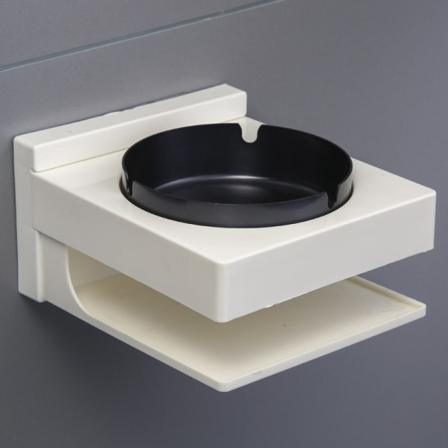Askebeger Veggmontert europeisk stil Kreativt hjemmetoalett Bad Rustfritt stål Askebeger Black Square