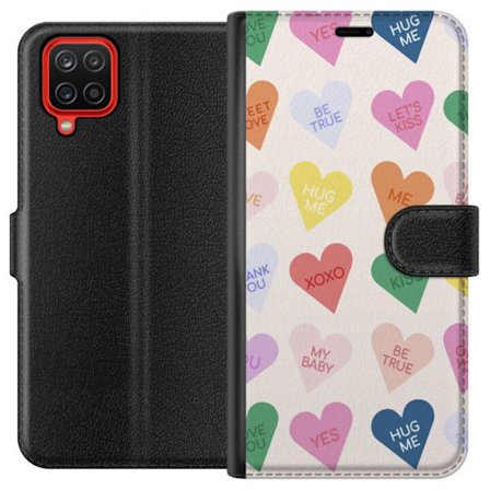 Yhteensopiva Lompakkokotelo Samsung Samsung Galaxy A12 Karkkisydämet