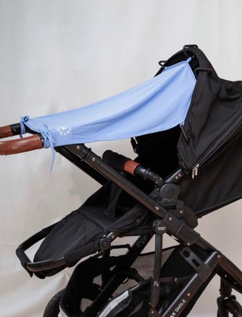 Geggamoja Uv Curtain - Blue - ONE SIZE