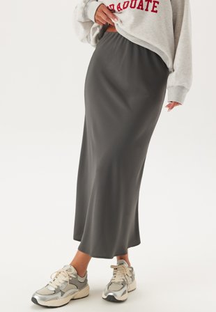 Pieces Pcfranan HW Midi Skirt Klær