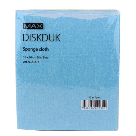 MAX Diskduk blå 10/fp - Lyreco - Städ och hygien - Städdukar och diskdukar - Diskdukar och svampdukar