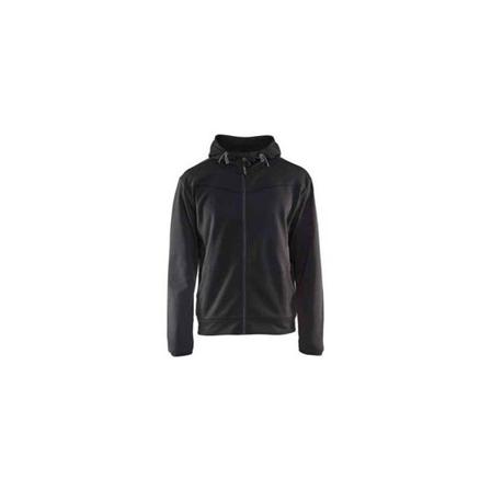 Blåkläder 336325269998S Huppari vetoketjullinen, musta/tummanharmaa Koko S, Vaatteet