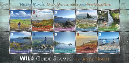 Isle of Man - Vild natur og dyreliv - Postfrisk miniark