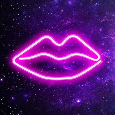 Planet Neon LED-nattlampa Neon USB