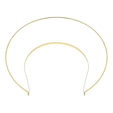 【PP】1 stk. Gudinne Engel Tiara Brudehodeplagg Halo Engel Pannebånd Gyllent Brudehodeplagg Halo Pannebånd