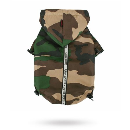 Puppia - Base Jumper Camo - Regntäcke - Regnkläder, regnjacka & regntäcke till hund
