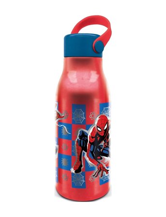 Spiderman, Flexi Håndtag Aluminium Flaske, 760 Ml Red Euromic