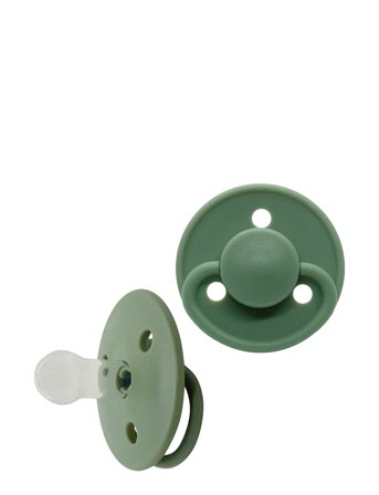 Mininor Round Pacifier Silic 0M "Snowberry" Grön
