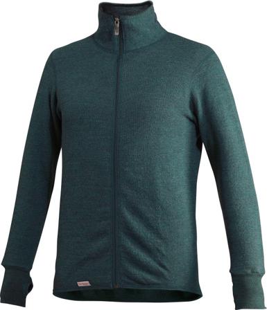 Woolpower - Full Zip Jacket 400 -takki - Unisex - Forest Green- Takki - Unisex